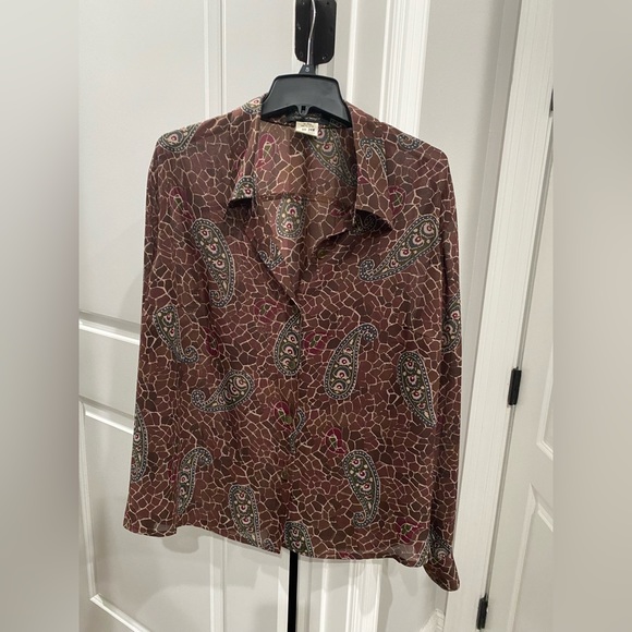 Vintage printed blouse. - Picture 2 of 2